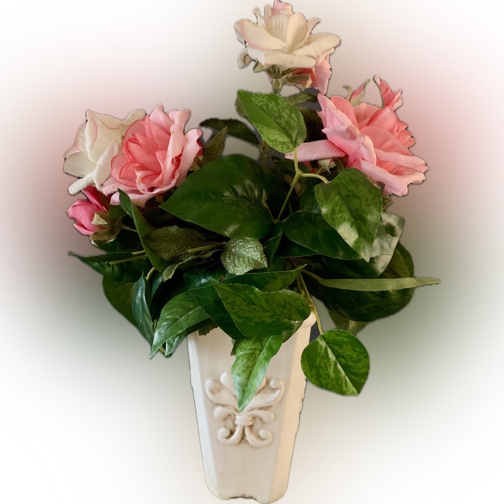 20 inches tall artificial rose flowers